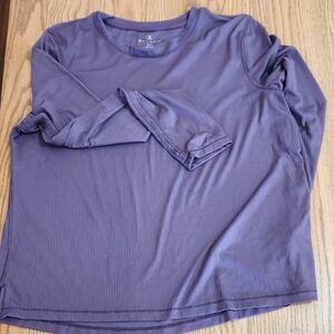 Danskin Womens Size XL Long Sleeve Purple